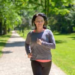 woman running