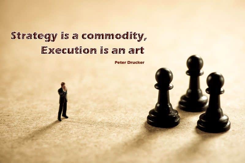 Execution is an Art - Chess pieces